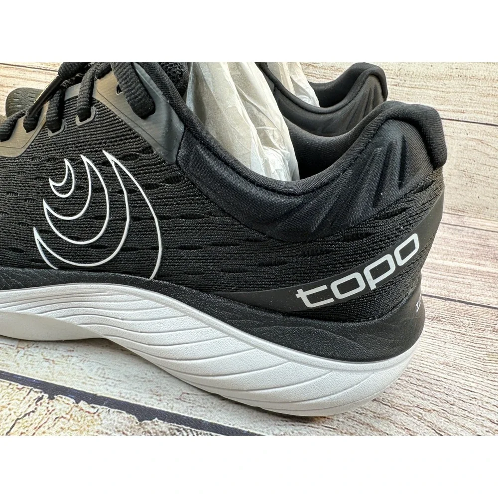 Topo Athletic Atmos Women's Black Running Shoes Size 9 Wide Cushioned Trainer
